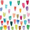 Rainbow Hearts Cocktail Napkin