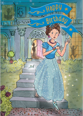 Cardooo Birthday Fairy Story Card Cinderella