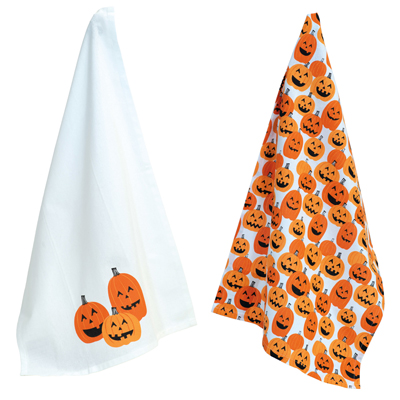 Jack O'Lanterns Tea Towels