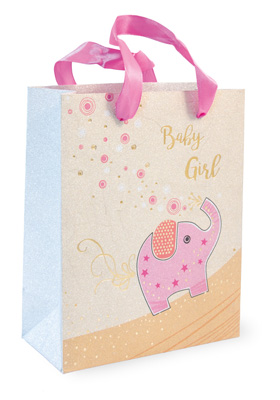 Baby Girl Pink Elephant Bag