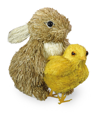 Baby Bunny with Chick