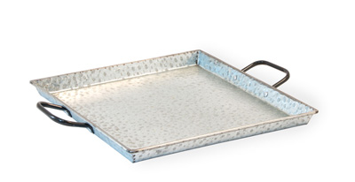 Square Hammered Tray