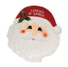 Holly & Ivy Santa Cookie Plate