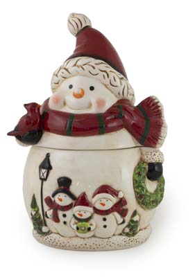 Jolly Snowman Large Jar