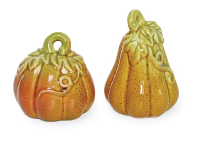 Autumn Days Gourd Salt & Pepper Set