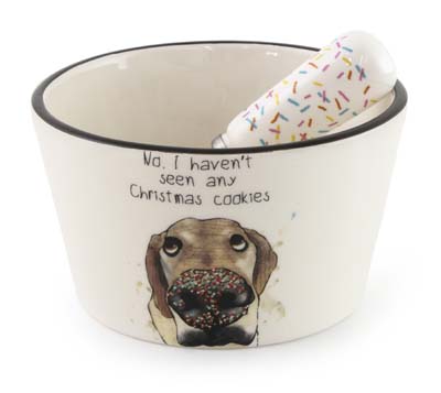 Havent Seen Any Xmas Dog Bowl & Spreader