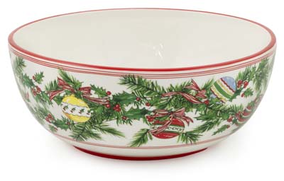 CHRISTMAS BELLS SALAD BOWL