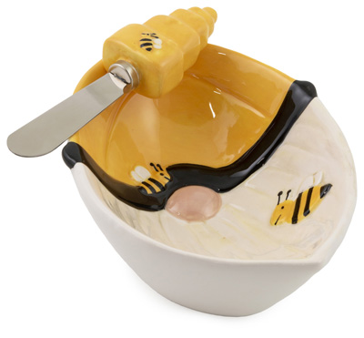 Bee Gnome Bowl & Spreader