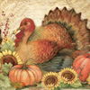 Filigree Turkey Lunch Napkin