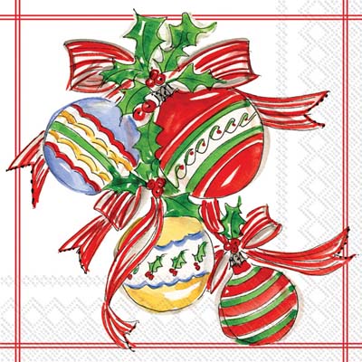 Rosanne Beck - Christmas Bells Lunch Napkin