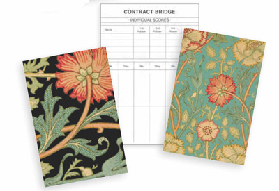 The MET William Morris Bridge Score Pad Set