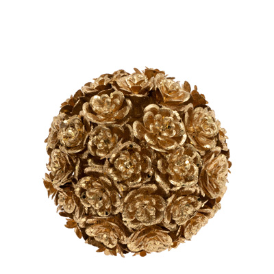 Gold Medium Kissing Ball