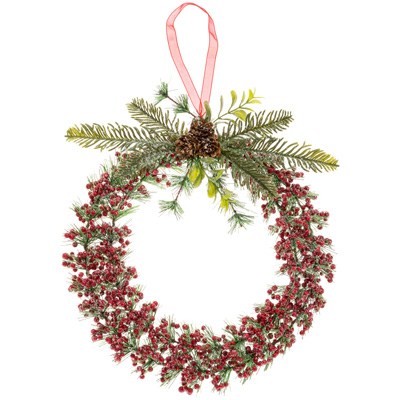 Red Berries Mini Wreath