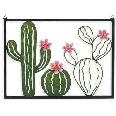 Blooming Cactus Wall Art
