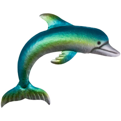 Lustrous Dolphin Wall Décor