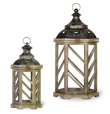 KENSINGTON LANTERNS SET OF 2