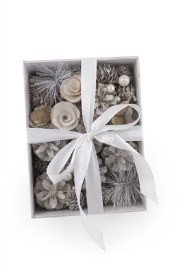 Winter Whites Pinecone Box