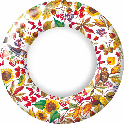 Autunno Bellino Round Paper Dinner Plate