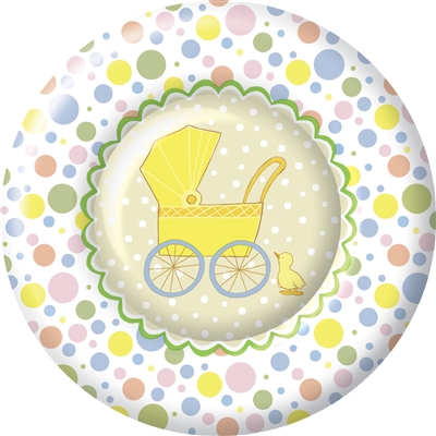 Oh Baby Round Paper Dessert Plate