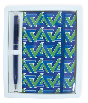 Blue & Green Geometric Gift Set