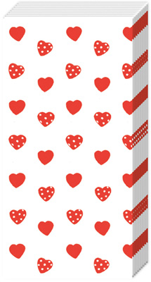 My little Sweetheart Pocket Tissue red