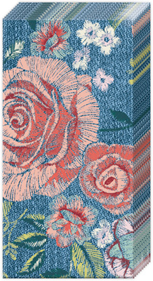 Denim Rose Pocket Tissue