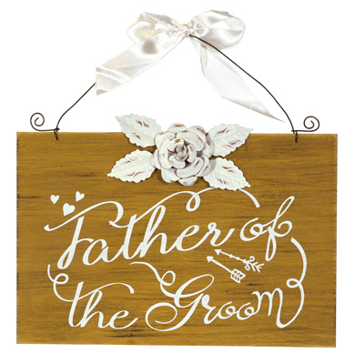 Wedded Bliss Father of the Groom Sign