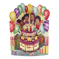 Birthday Cake Display Card