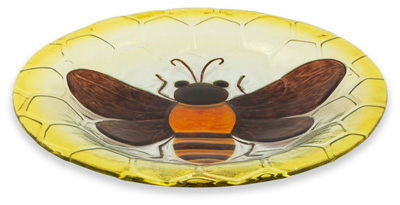 Honeybee Glass Plate