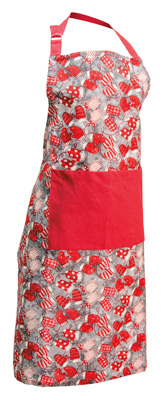 Mittens Grey Apron