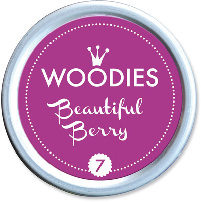 Woodies Ink Pad 7 Beautiful Berry