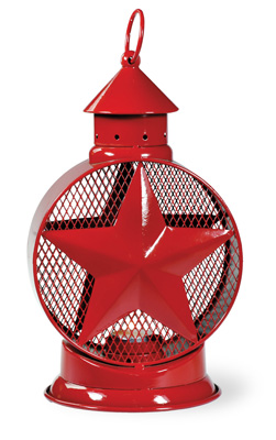 Star Tealight Lantern red