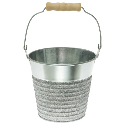 Silver Sparkle Pail