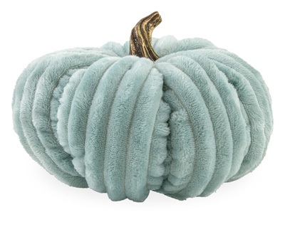 Large Plush Aqua Pumpkin