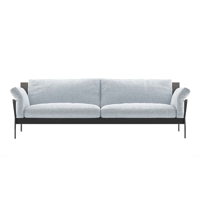 Black/Grey 6ft Couch