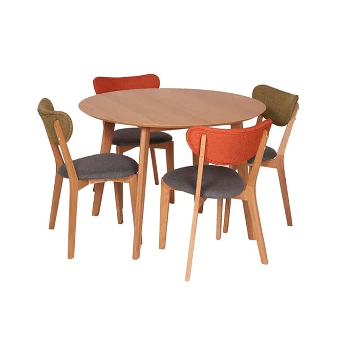 Retro 4-Seat Table Set