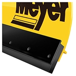 This is a new OEM Meyer Rubber Cutting Edge 08193. This 10 ft. Rubber Cutting Edge fits two meter plows, has 3" long slots for adjustment and comes with the mounting bolts & nuts.