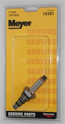 This is a new OEM Meyer "C" Cartridge Valve 15381C for the E-60 and E-60H.