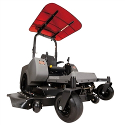 Femco Tuff Top Red 44" x 44" SCR44R Canopy & Sunshade for Zero Turn Lawn Mowers.