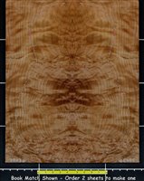 Redwood .7mm Guitar Quilted Burly wood veneer