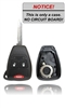 New Key Fob Remote Shell Case for a 2009 Dodge Caliber w/ 3 Buttons
