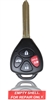 NEW 2010 Toyota Corolla Keyless Entry Key Fob Remote UNCUT KEY & CASE ONLY