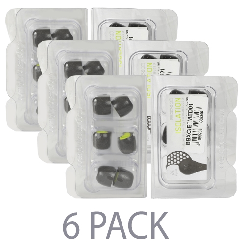 (6-pack) Comply Isolation Premium Memory Foam Ear Tips For Jaybirdearbuds (medium Size&#44; 3 Pairs)