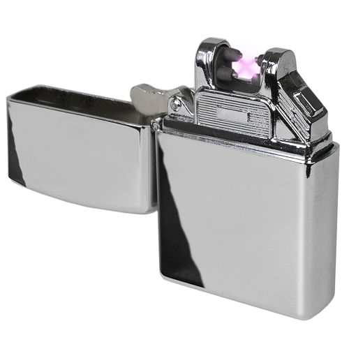 Rechargeable Dual Arc Plasma Lighter (silver)