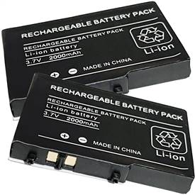 2 Pack Battery Nintendo DS Lite NDSL NDS USG-001