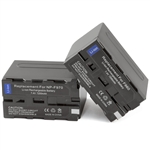 2 Pack Battery Sony NP-F960 NP-F550 NP-F330