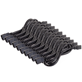 10-Pack 6ft PDU socket extend cable C13/C14 16AWG