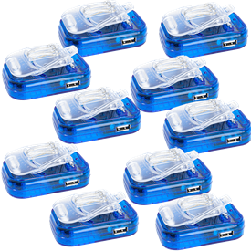 10 Pack Travel Universal Battery Charger for