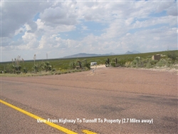 Texas, Hudspeth County, 5 Acre Vista Heights. TERMS $100/Month