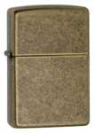 Zippo Lighter - Antique Brass - 201FB